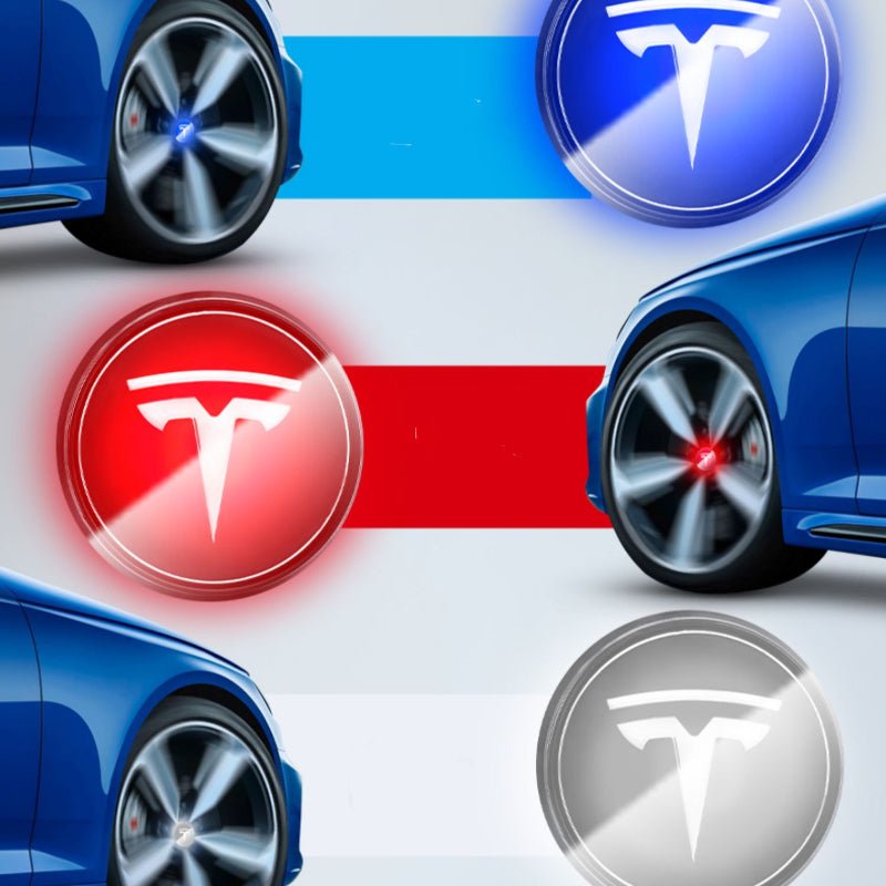 LED Wheel Hub Light Caps For Tesla Model 3/Y/X/S(4ps)