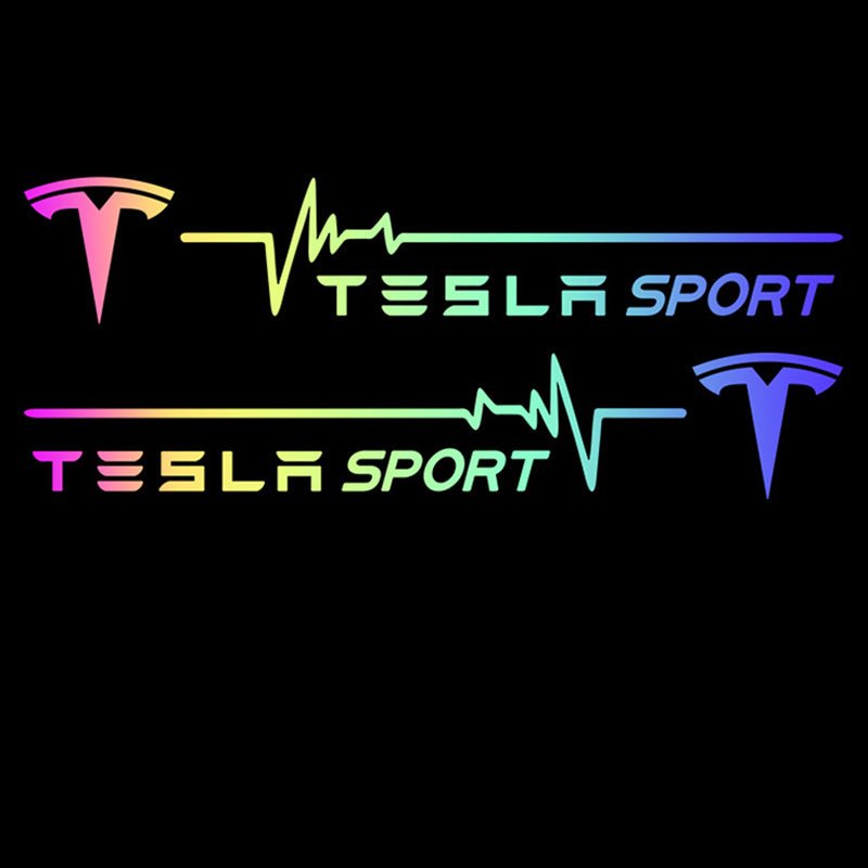 Letter Emblem Sticker For Tesla Model 3/Y/S/X - Tesery Official Store
