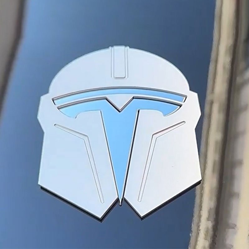 Metal Badge Stickers For Tesla Model 3 2017-2024 & Model Y 2020-2024 - Tesery Official Store