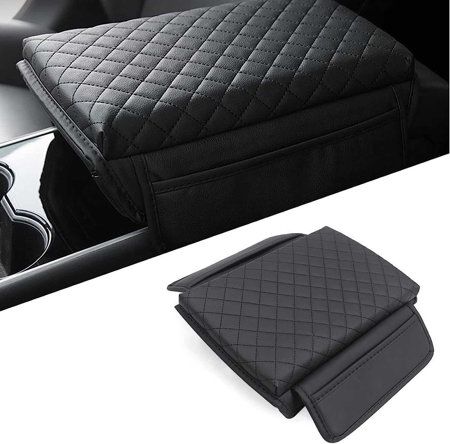 Model 3 / Y Armrest Cover - PU Leather - Tesery Official Store