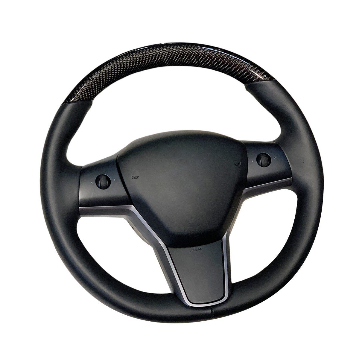 Model 3 / Y Carbon Fiber Standard Steering Wheel【Style 16】 - Tesery Official Store