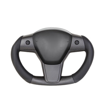 Model 3 / Y Carbon Fiber Yoke Steering Wheel 【Style 28】