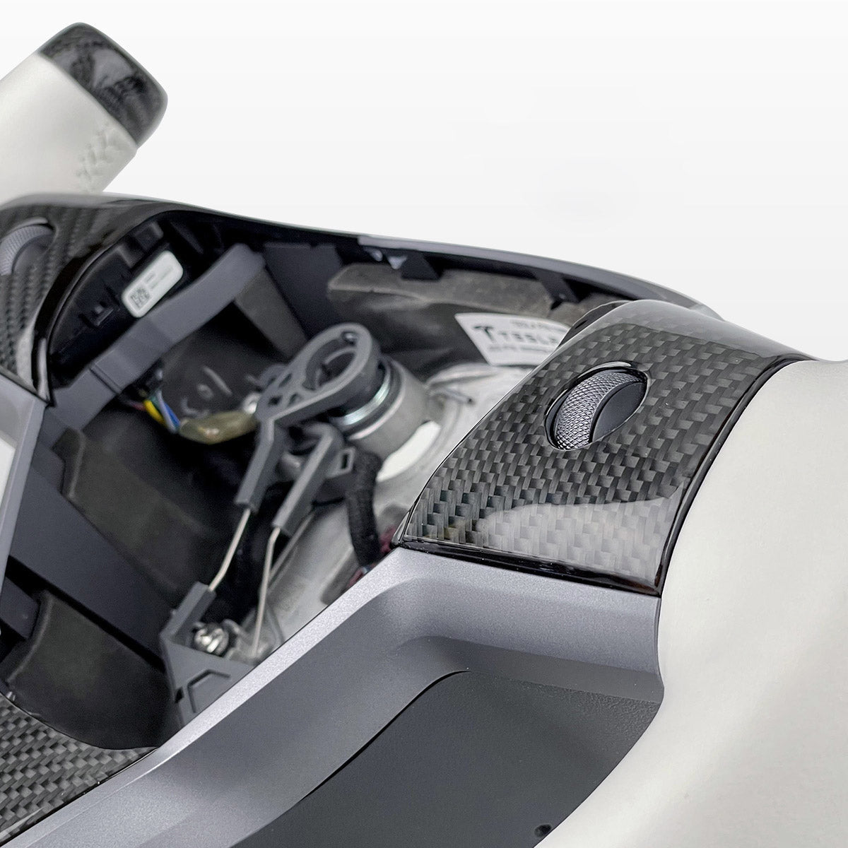 Model 3 / Y Carbon Fiber Yoke Steering Wheel 【Style 3】 - Tesery Official Store