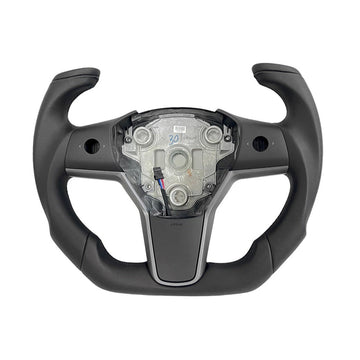 Model 3 / Y Full Leather Yoke Steering wheel 【Style 2】