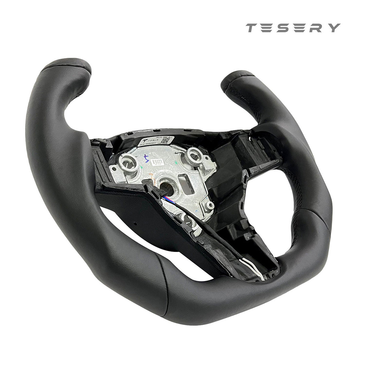 Model 3 / Y Full Leather Yoke Steering wheel 【Style 2】 - Tesery Official Store