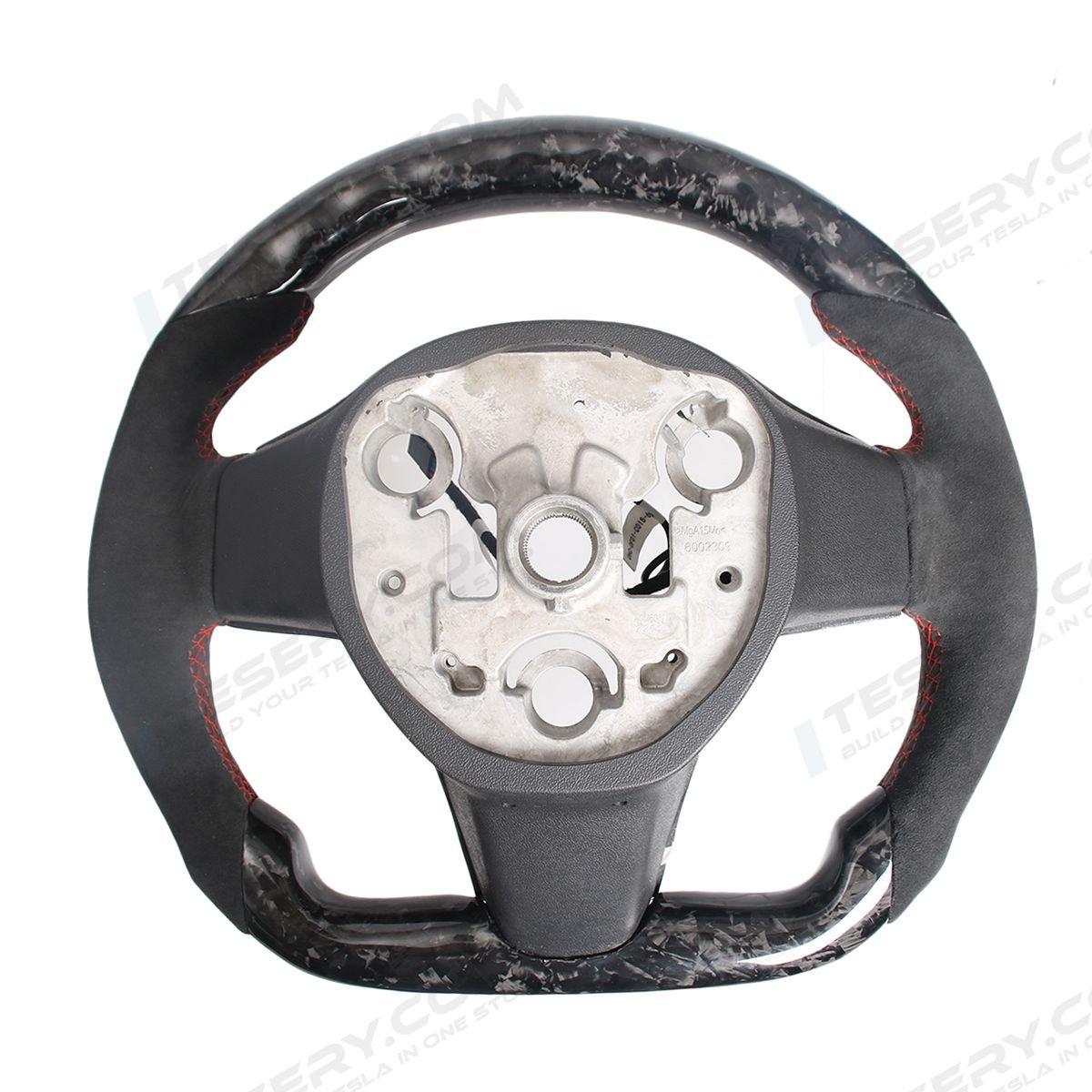 Model 3 / Y LED Sport Alcantara Steering Wheel 【Style 32】 - Tesery Official Store