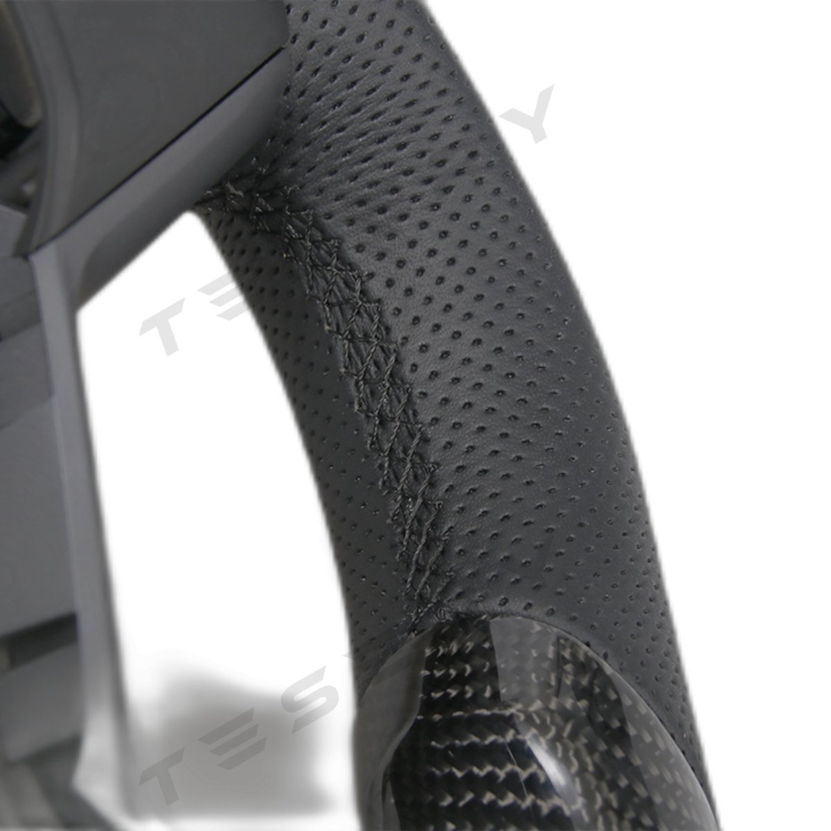 Model 3/ Y Custom Sport Grip Real Carbon Fiber Steering Wheel Model 3/ Y Custom Sport Grip Real Carbon Fiber Steering Wheel