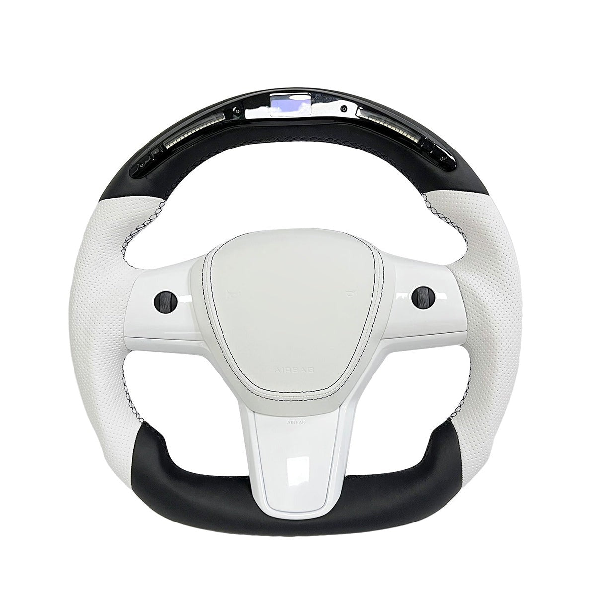 Model 3 / Y LED Sport Leather Steering Wheel 【Style 20】 - Tesery Official Store