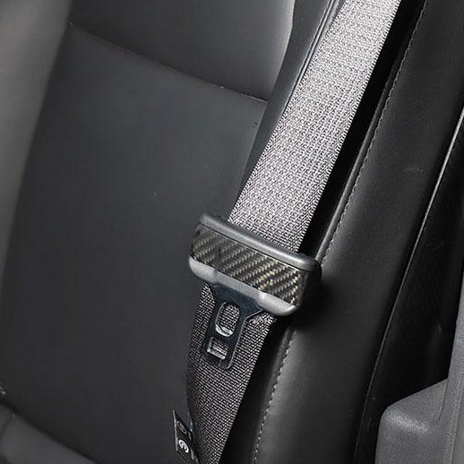 Model 3 / Y Seat Belt Buckle Cover Trim - Carbon Fiber Interior Mods（2pcs） - Tesery Official Store