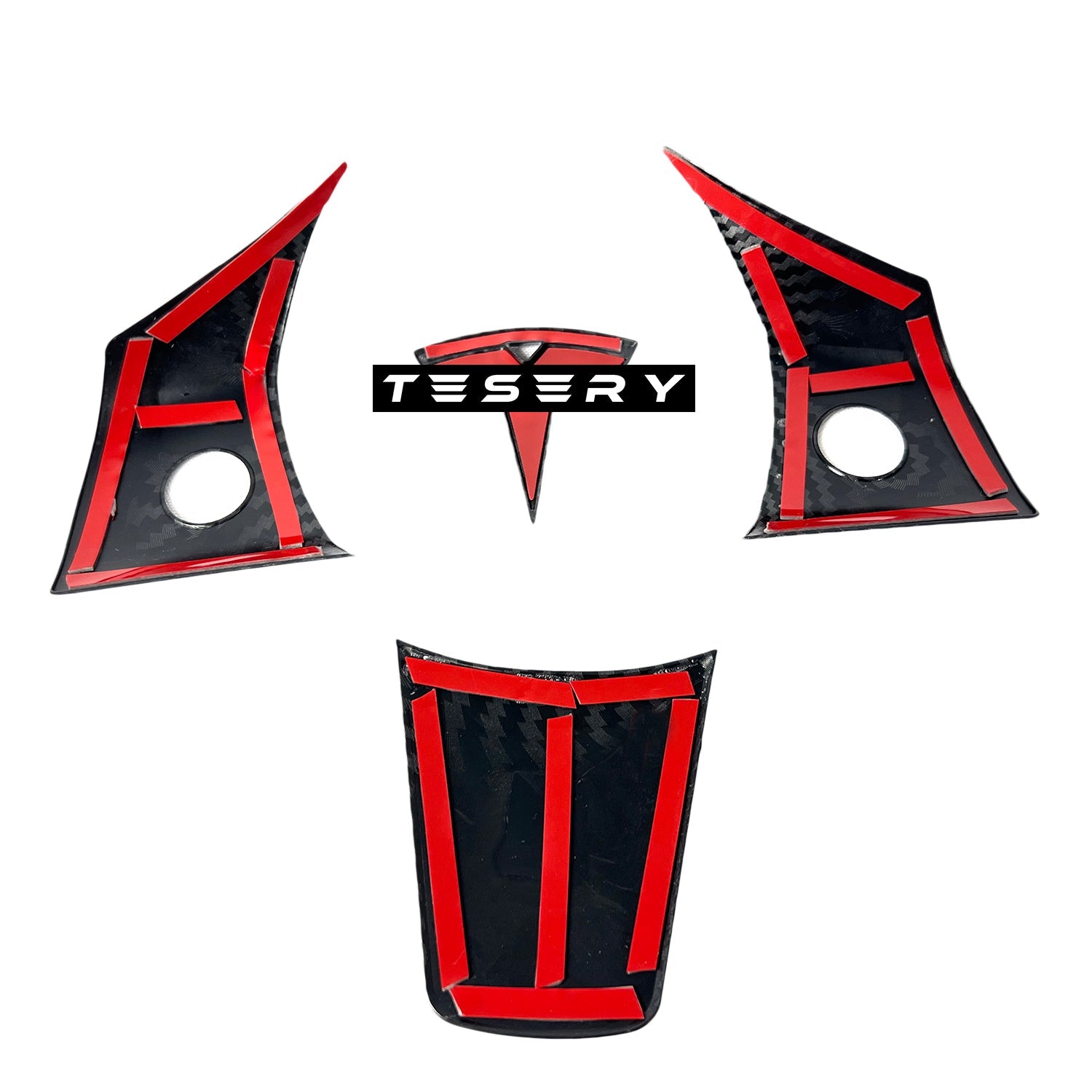 Model 3 / Y Steering Wheel Wrap Kit - *Vinyl - Tesery Official Store