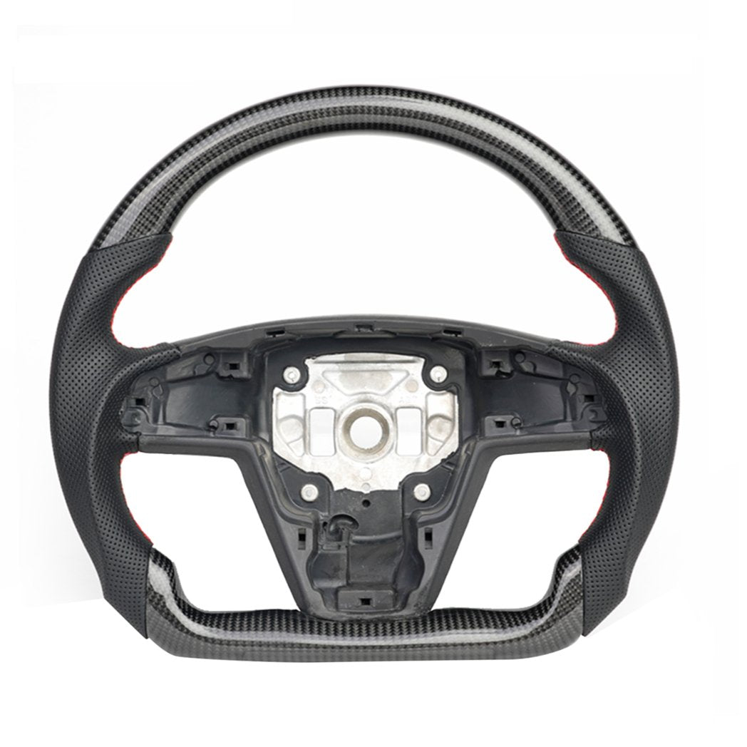 Model S Sport Carbon Fiber Steering Wheel 2021+【Style 5】 - Tesery Official Store