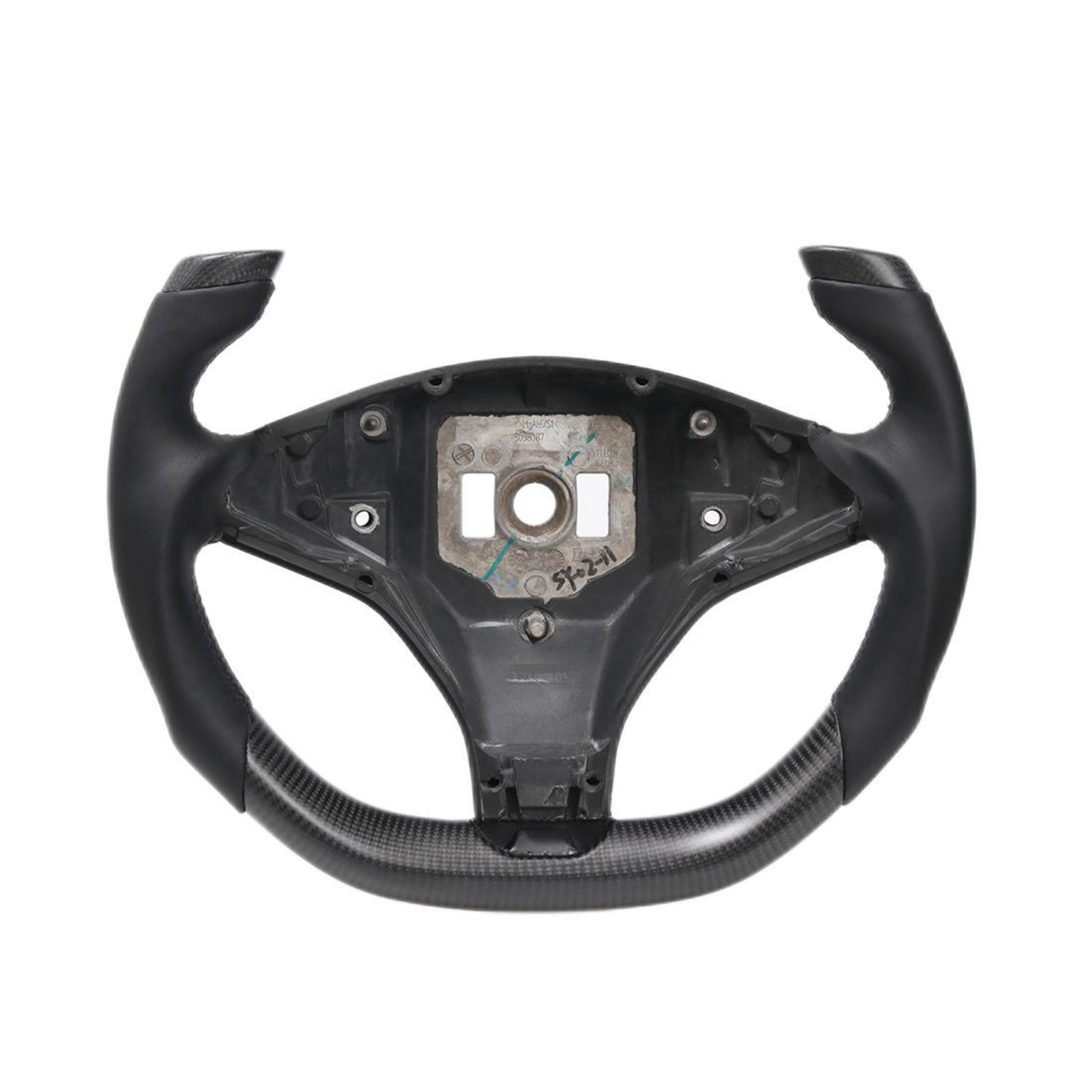 Model X / S Carbon Fiber Yoke Steering Wheel 2016-2020【Style 8】 - Tesery Official Store