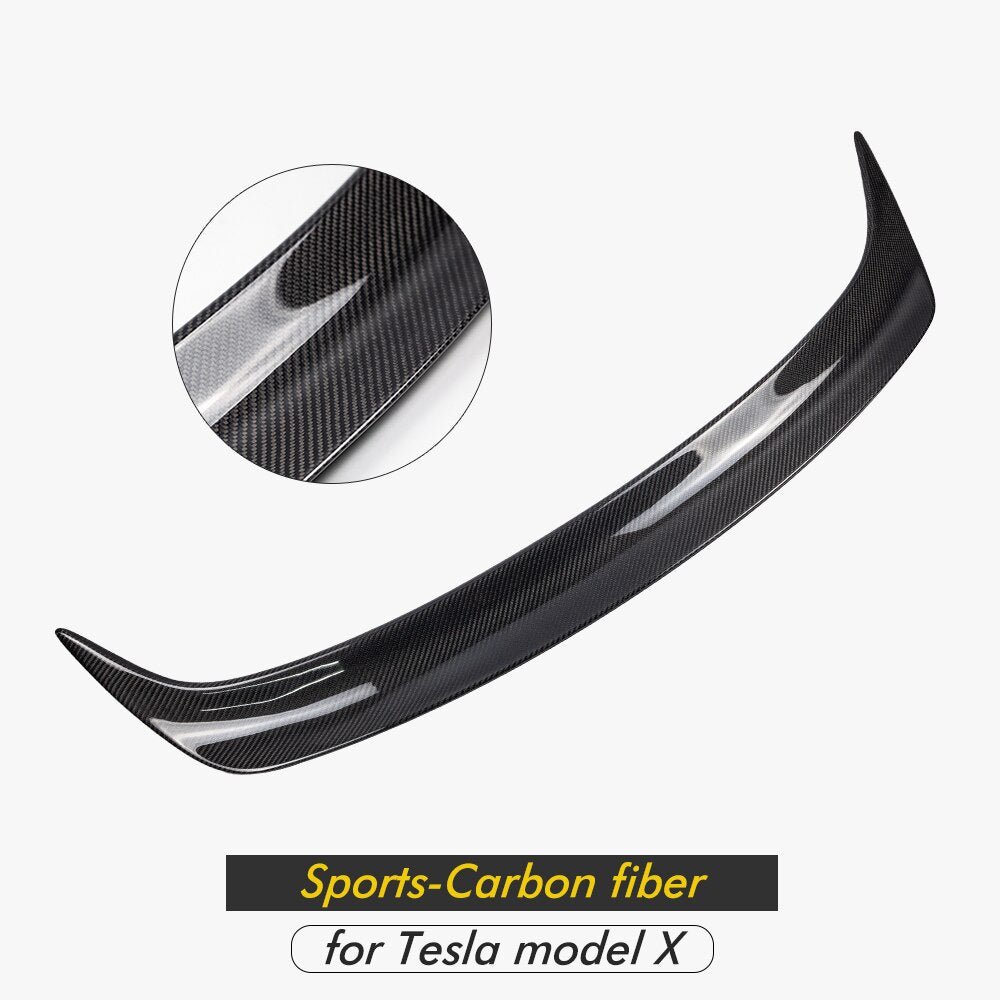 Model X Spoiler Sports Style - Real Molded Carbon Fiber - Tesery Official Store