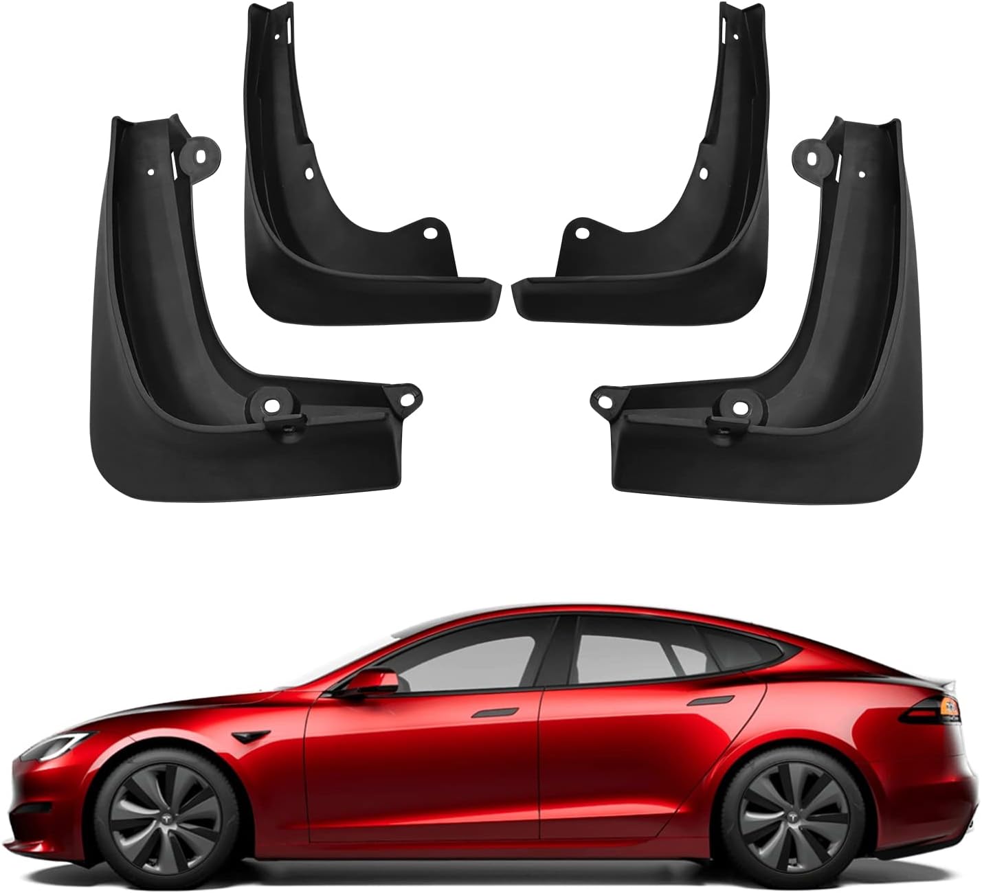 For Tesla Model 3 2016-2023 Carbon Side Sills Side Skirts Sills Approaches