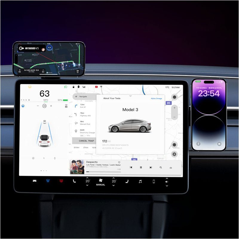Multi-Angle Screen Magnetic Mount For Tesla Model 3/Y - Tesery Official Store