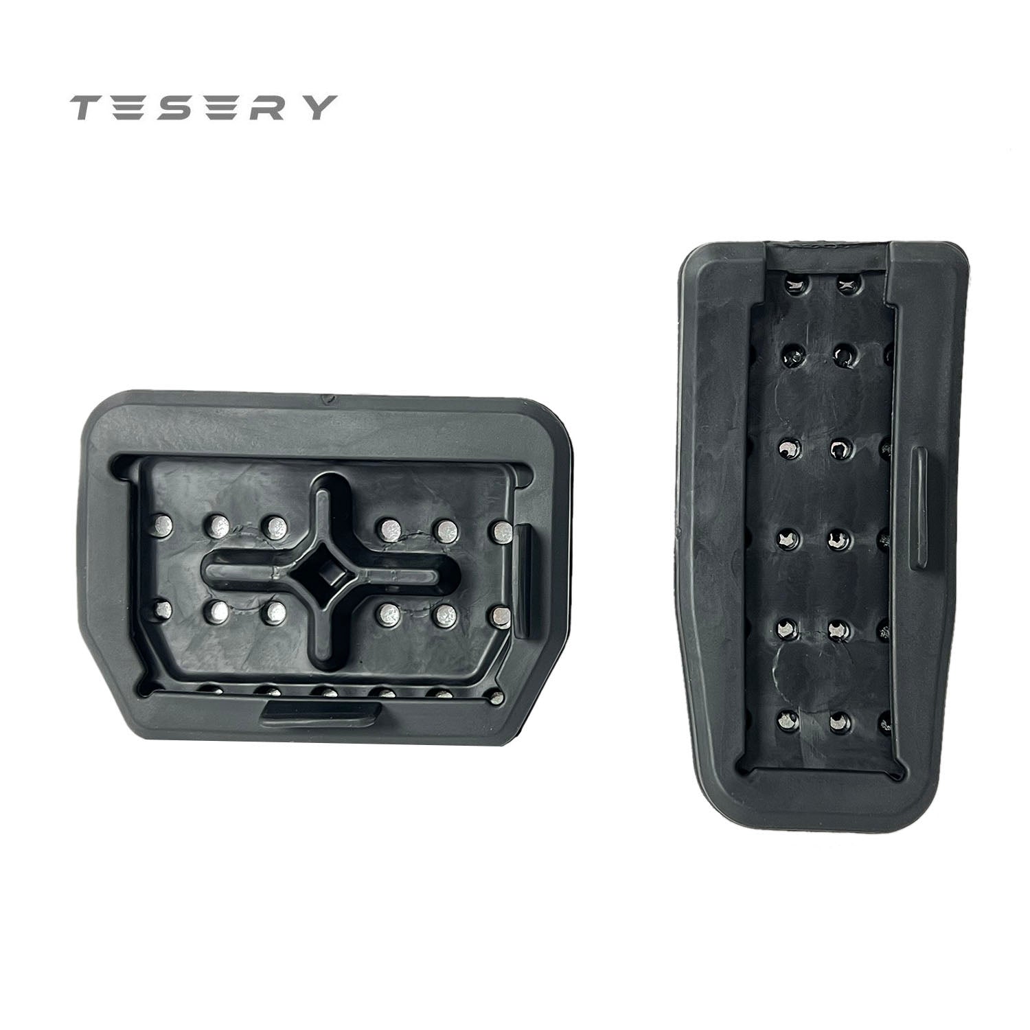 Non-Slip Aluminum Pedal Covers Suitable for Tesla Model 3 2017-2024 Model Y 2020-2024 - Tesery Official Store