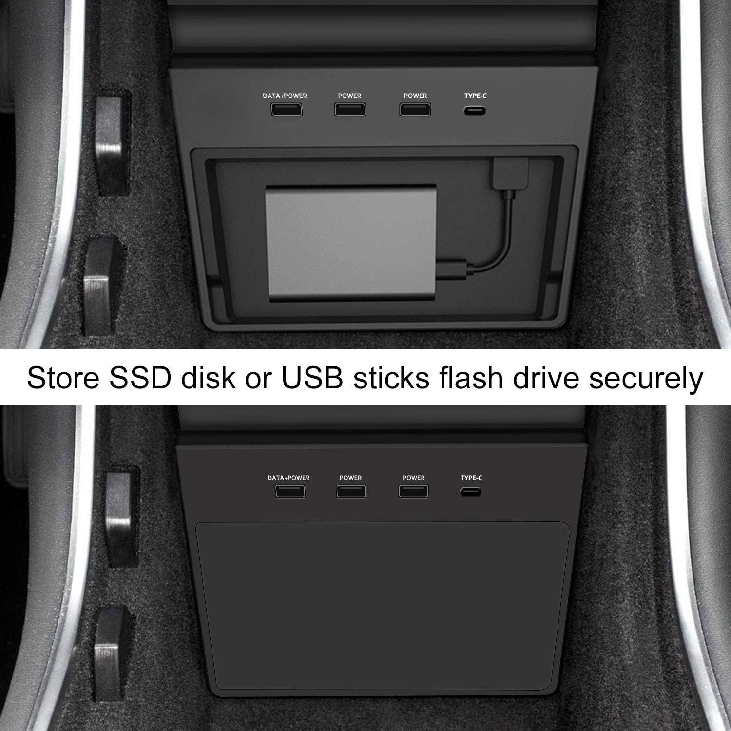 Old style hub USB hub for Tesla Model 3 (2017-2020) - Tesery Official Store