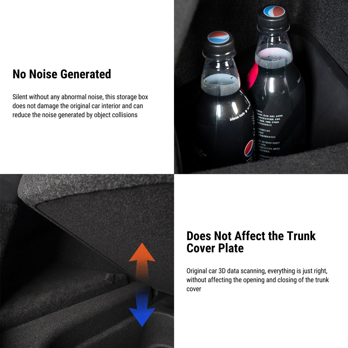 Original Car Left Trunk Organizer for Tesla Model 3 2017-2023 - Tesery Official Store