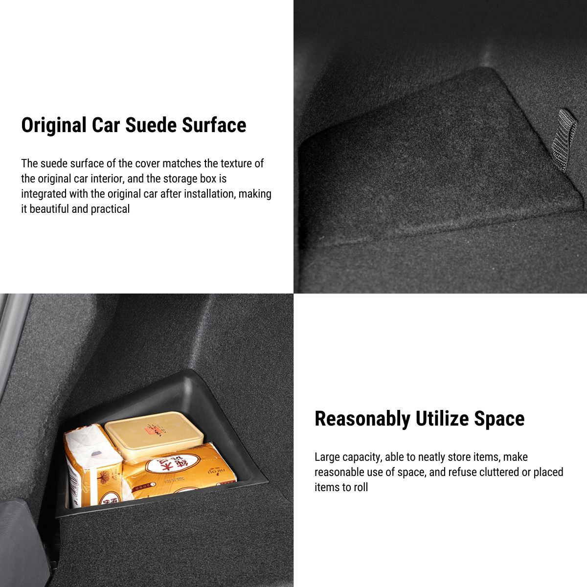 Original Car Left Trunk Organizer for Tesla Model 3 2017-2023 - Tesery Official Store