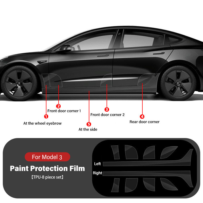 Paint Protection Film For Tesla Model 3 2017-2023 & Model Y 2020-2023 - Tesery Official Store