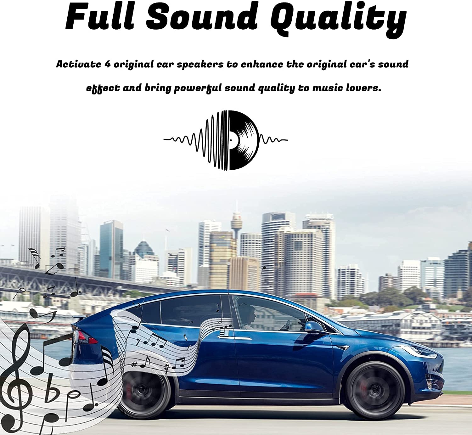PremiumAudioUpgradeLautsprecher für Tesla Model 3 / Model Y (nur für