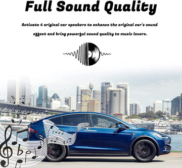 Premium ljuduppgradering högtalare för Tesla modell 3/Y (Inte för RHD-fordon)