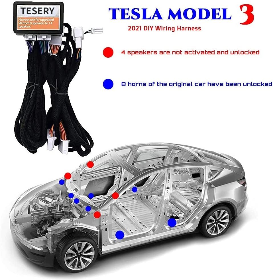 Premium Soundsystem für das Tesla Model 3/Y