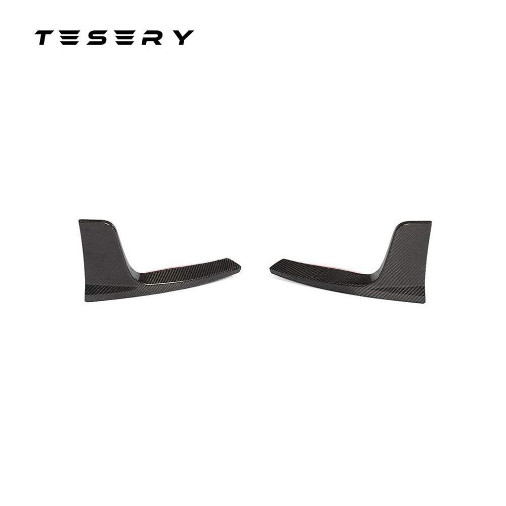 Real Carbon Fiber Rear Splitter suitable for Tesla Model 3 2017-2022 - Tesery Official Store