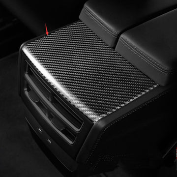 Real Carbon Rear Air Vent Frame for Tesla Model X/S 2017-2019