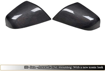 Real Carbon Rear View Mirrors cover for Tesla Model S 2016-2020
