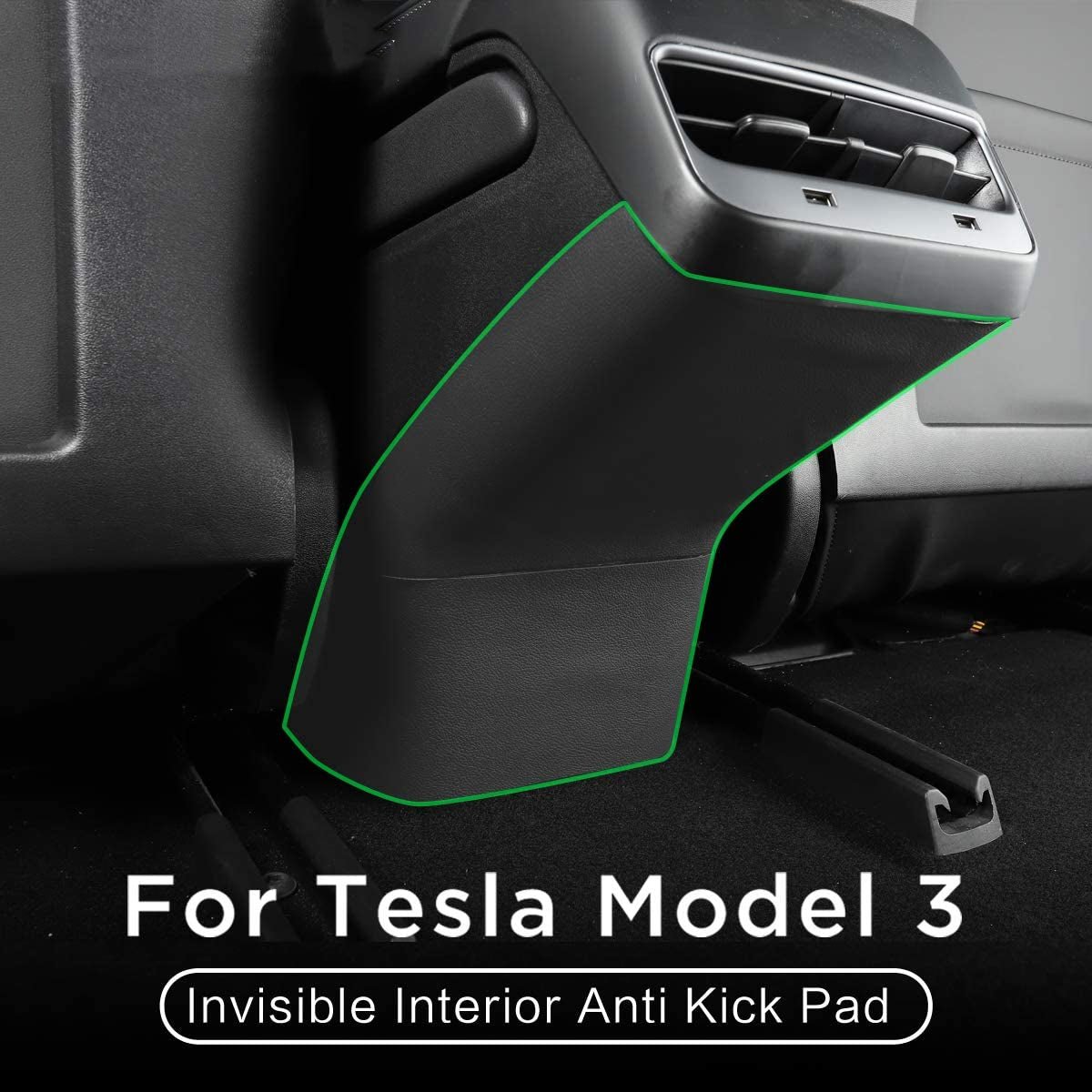 Rear vent anti-kick protection film for Tesla Model 3/Y 2017-2023 - Tesery Official Store