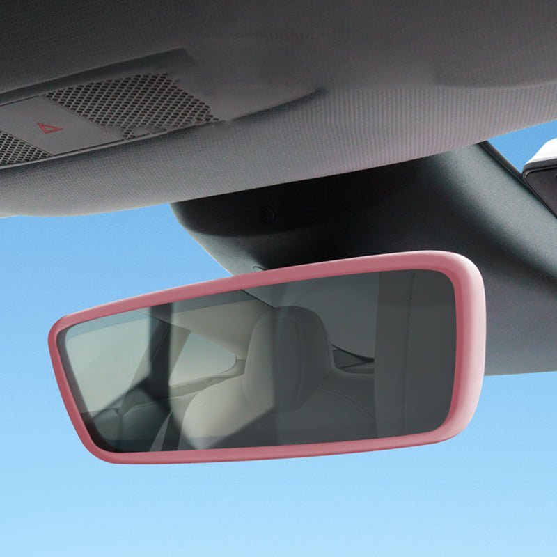 Shock Protector Rear Mirror Shell Silicone Rearview Mirror Protector Model 3 Y 4 Colors Shock Absorbing ...