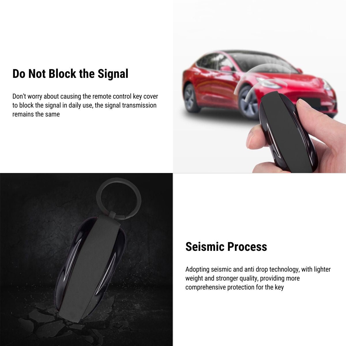 Replacement Silicone Key Fob Cover for Tesla Model S Model X - Tesery Official Store