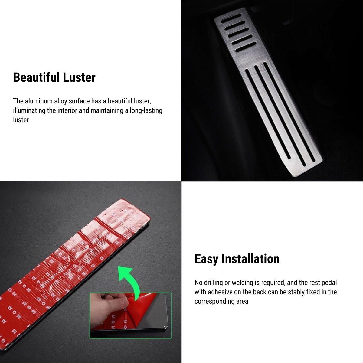 rest pedal Rest Dead Pedal for Tesla Model S & Model X 2017-2021
