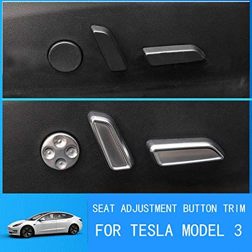Seat Adjustment Button Protective Trim for Tesla Model 3 2017-2023.10 - Tesery Official Store