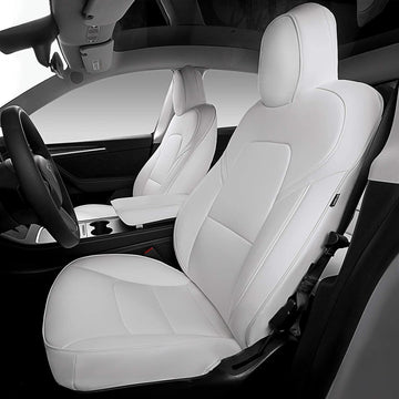 Couvre-sièges uniquement avant/arrière pour Tesla Model 3 2017-2023.10 & Model Y 2020-2024