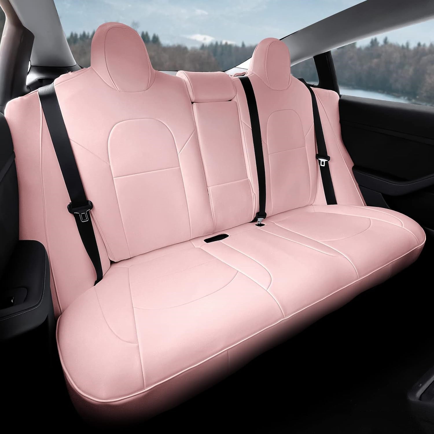 Seat Covers for Only Front Seats/Rear Seats for Tesla Model 3 2017-2023.10 & Model Y 2020-2024 - Tesery Official Store