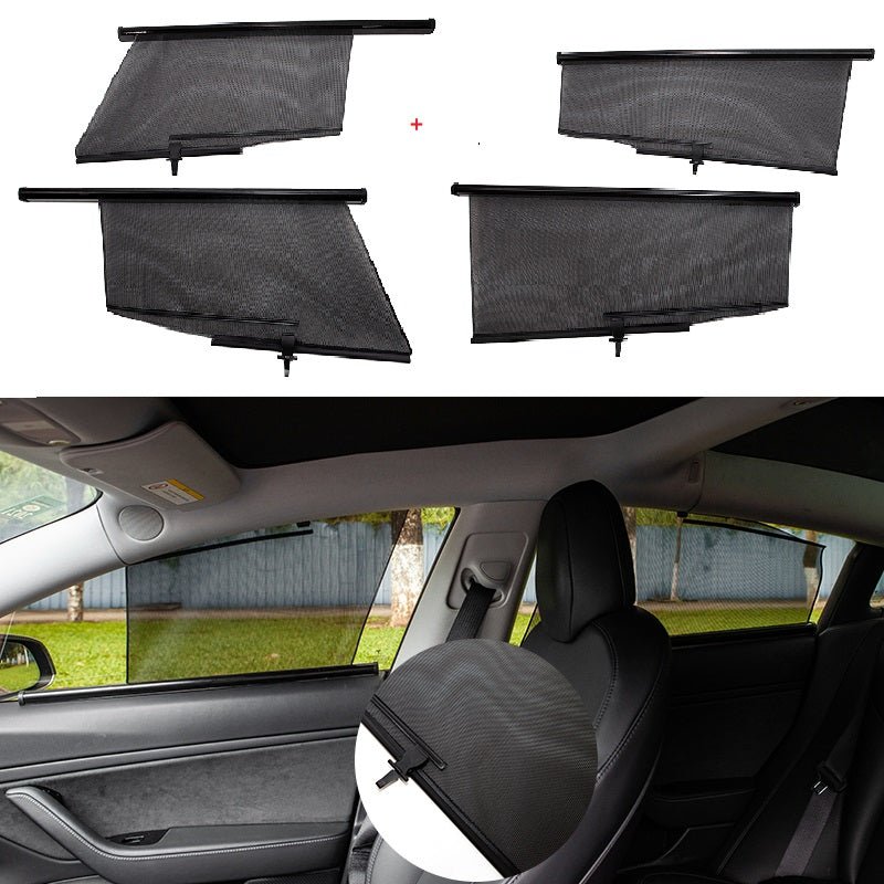 Tesla Model 3 Custom Fit Window Shades | UV & Heat Protection - Tesery