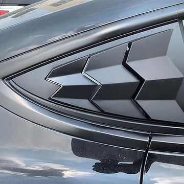 ABS-Seitenfenster-Lüftungsabdeckung passend für Tesla Model 3 2017-2022 [2 Stück]