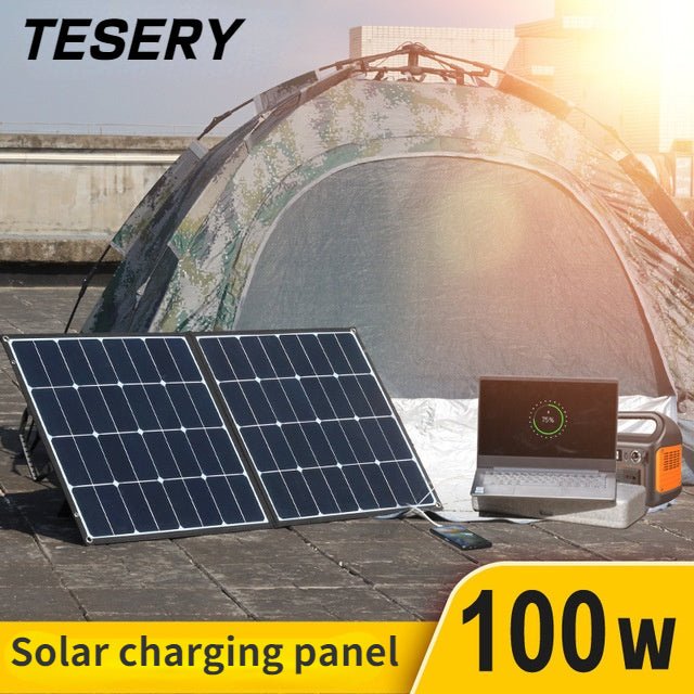 Solar Cell Folding Pack （100W） - Tesery Official Store