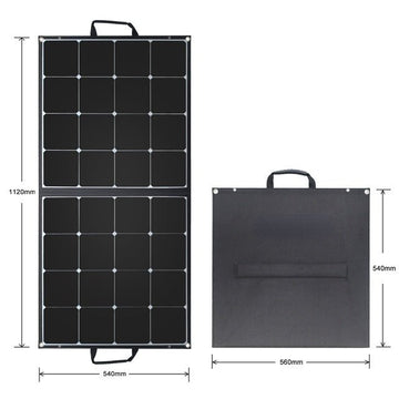 Paquete plegable de células solares (100W)