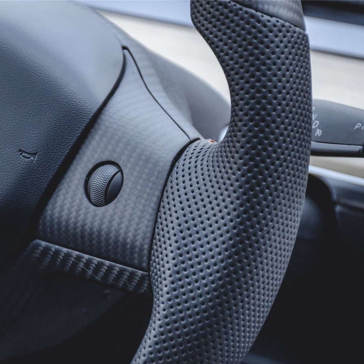 TESLA Model 3 Yoke Carbon Fibre Steering Wheel (CUSTOM) main image 0
