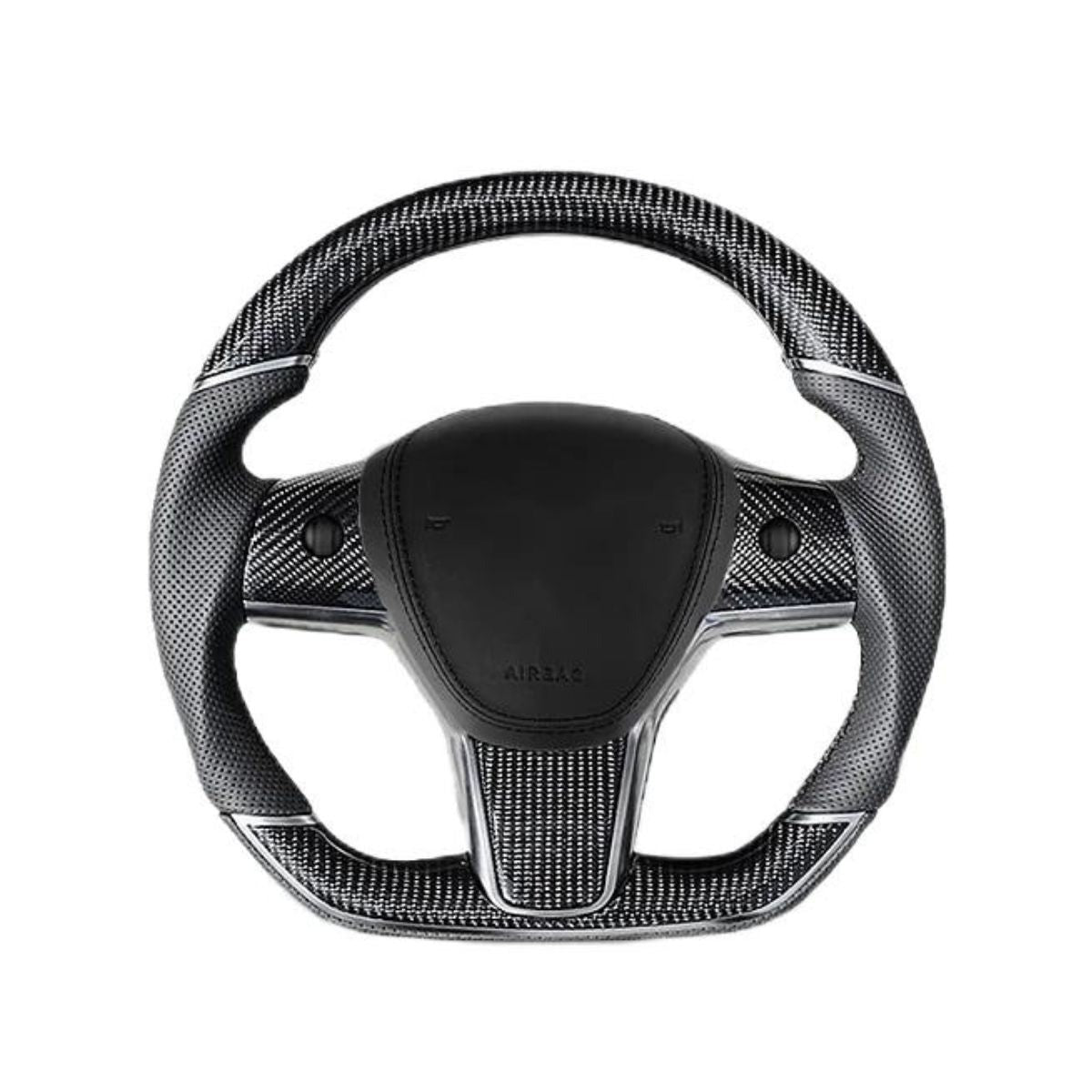 Sport Carbon Fiber Steering Wheel for Tesla Model 3 / Y 【Style 40】 - Tesery Official Store