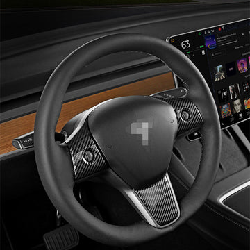 Cubierta del volante para Tesla Model 3 y Model Y 2017-2024