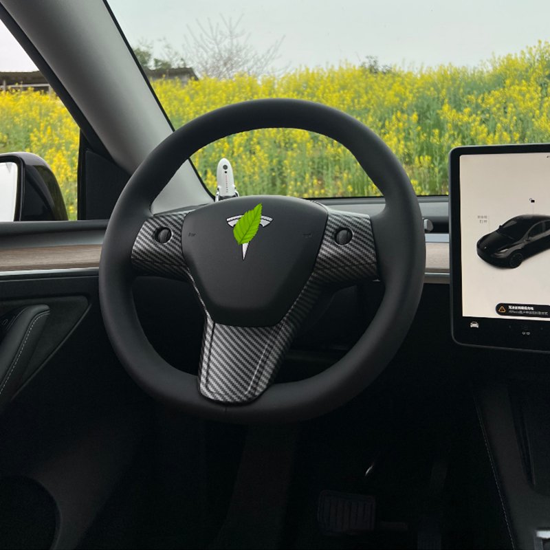 Steering wheel patch for Tesla Model 3 2017-2023.10 & Model Y 2020-2024 - Tesery Official Store