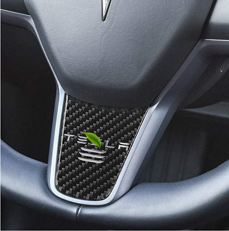 Steering Wheel Sticker Protection Badge for Tesla Model 3/Y 2017-2023.10 - Tesery Official Store