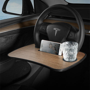 Plateau de volant pour Tesla Model 3 2017-2023.10 & Model Y 2020-2024
