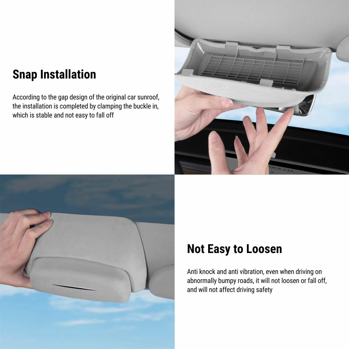 Sunglass Holder Storage Clip for Tesla Model Y 2020-2023 - Tesery Official Store