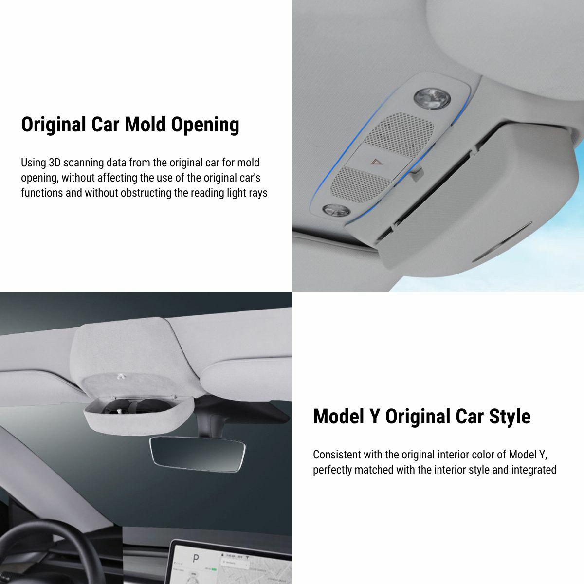 Sunglass Holder Storage Clip for Tesla Model Y 2020-2023 - Tesery Official Store
