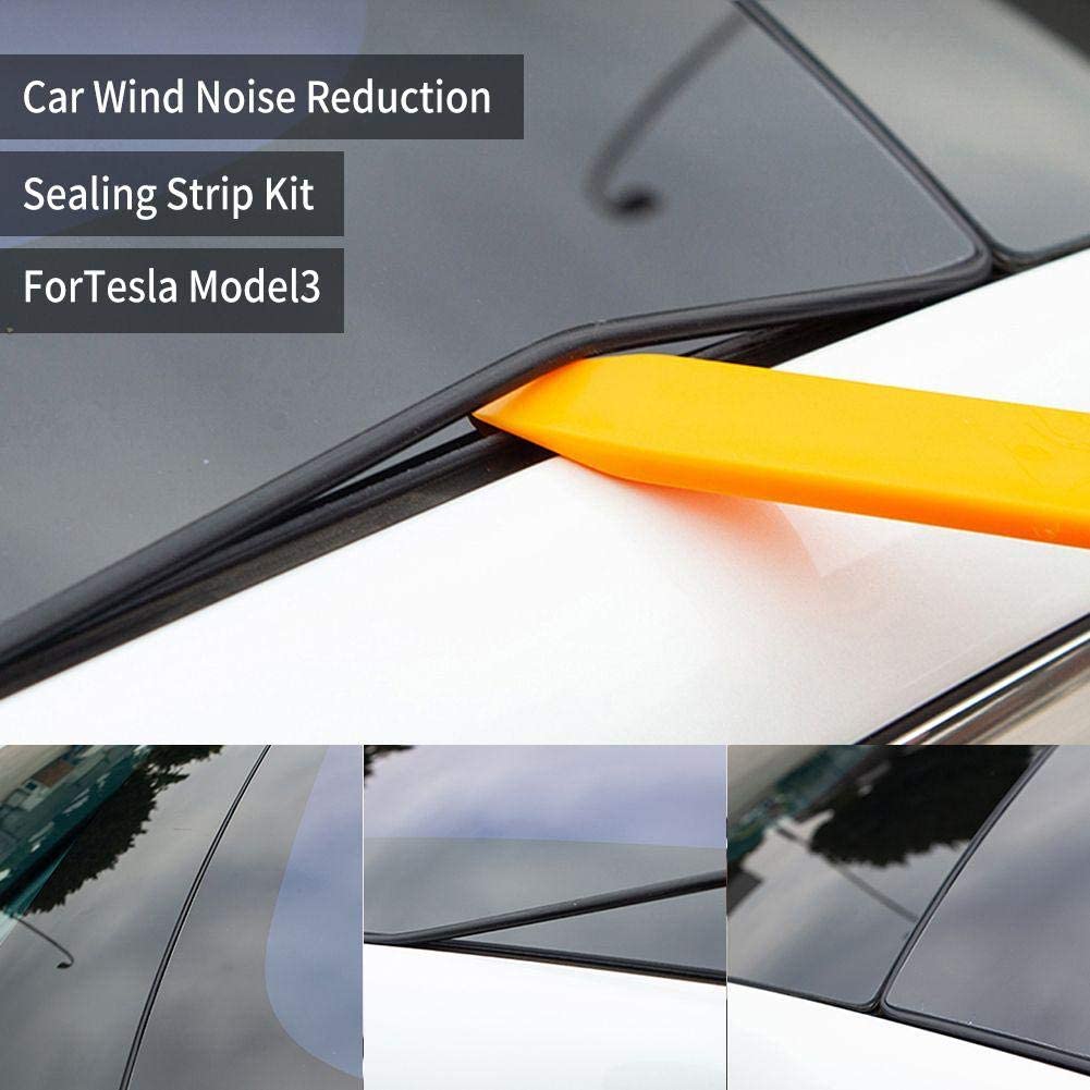 Sunroof Rubber Seal Wind Noise Reduction Kit for Tesla Model Y 2020-2023 - Tesery Official Store